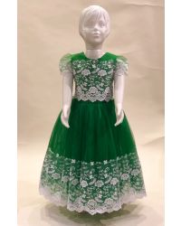 Зелена дитяча сукня  110-116 см